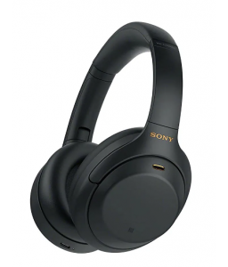 Sony WH-1000XM4 Industry Leading Wireless Noise Cancellation Bluetooth Headphones with Mic for Phone Calls, 30 Hours Battery Life, Quick Charge, AUX, Touch Control and Alexa Voice Control - Black