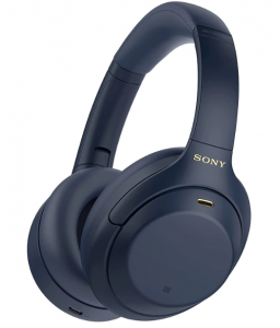 Sony WH-1000XM4 Industry Leading Wireless Noise Cancellation Bluetooth Headphones with Mic for Phone Calls, 30 Hours Battery Life, Quick Charge, AUX, Touch Control and Alexa Voice Control -Blue